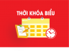 Thời khóa biểu áp dụng từ 28/10/2024