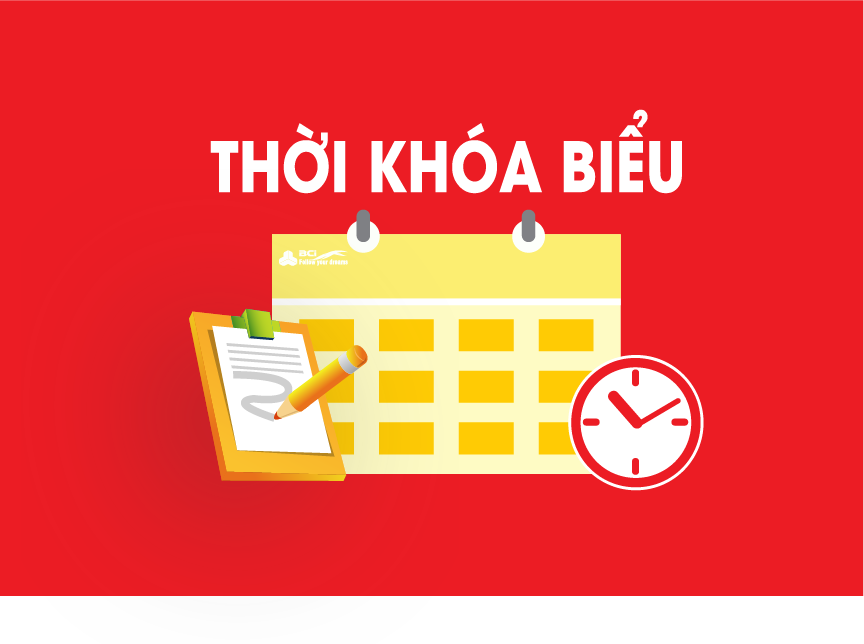 Thời khóa biểu áp dụng từ ngày 12/9/2022